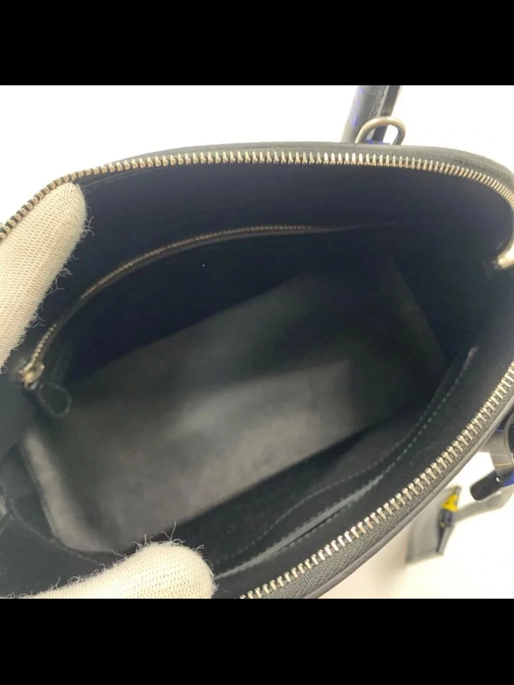Balenciaga Black Multicolor Logo Dome Satchel with Top Handles